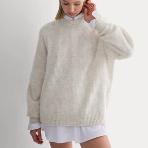 Everlane The Cocoon Crew Neck Alpaca Sweater